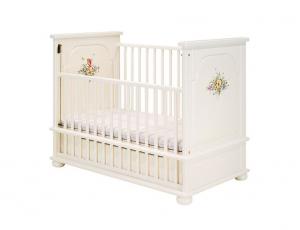 Кроватка для новорожденного, массив, ручная роспись