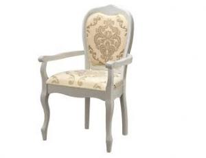 Кресло "Princess" (60х52х97 см) цвет: Молочный (Butter White. PR-AC) (по 2 шт./1 кор.)