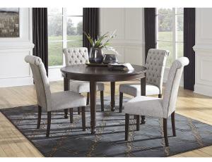 Комплект мебели для столовой ADINTON ( стол овальный +6 стульев)