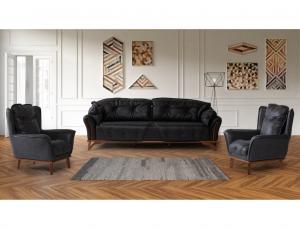 Комплект мягкой мебели Pover Zen 09 (диван 3-х местный, 2 кресла)
