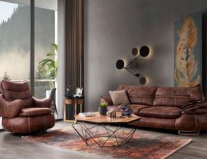 Комплект мягкой мебели  ORNATE (диван + кресло) как на фото